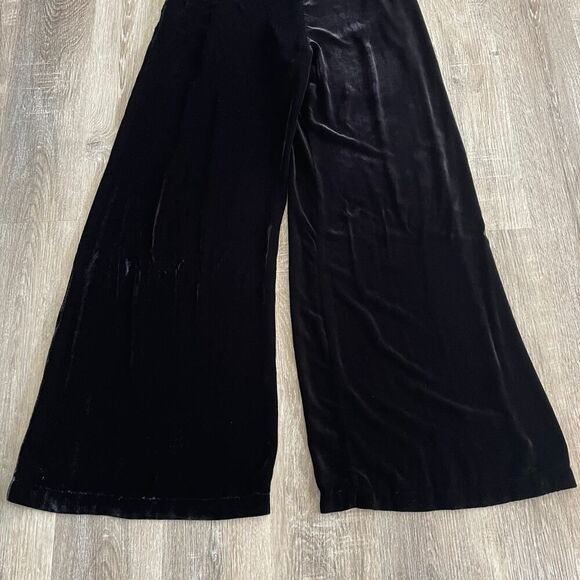 Reformation Moonstone Backless Velvet Black Jumpsuit - Size: Small - Picture 7 of 10